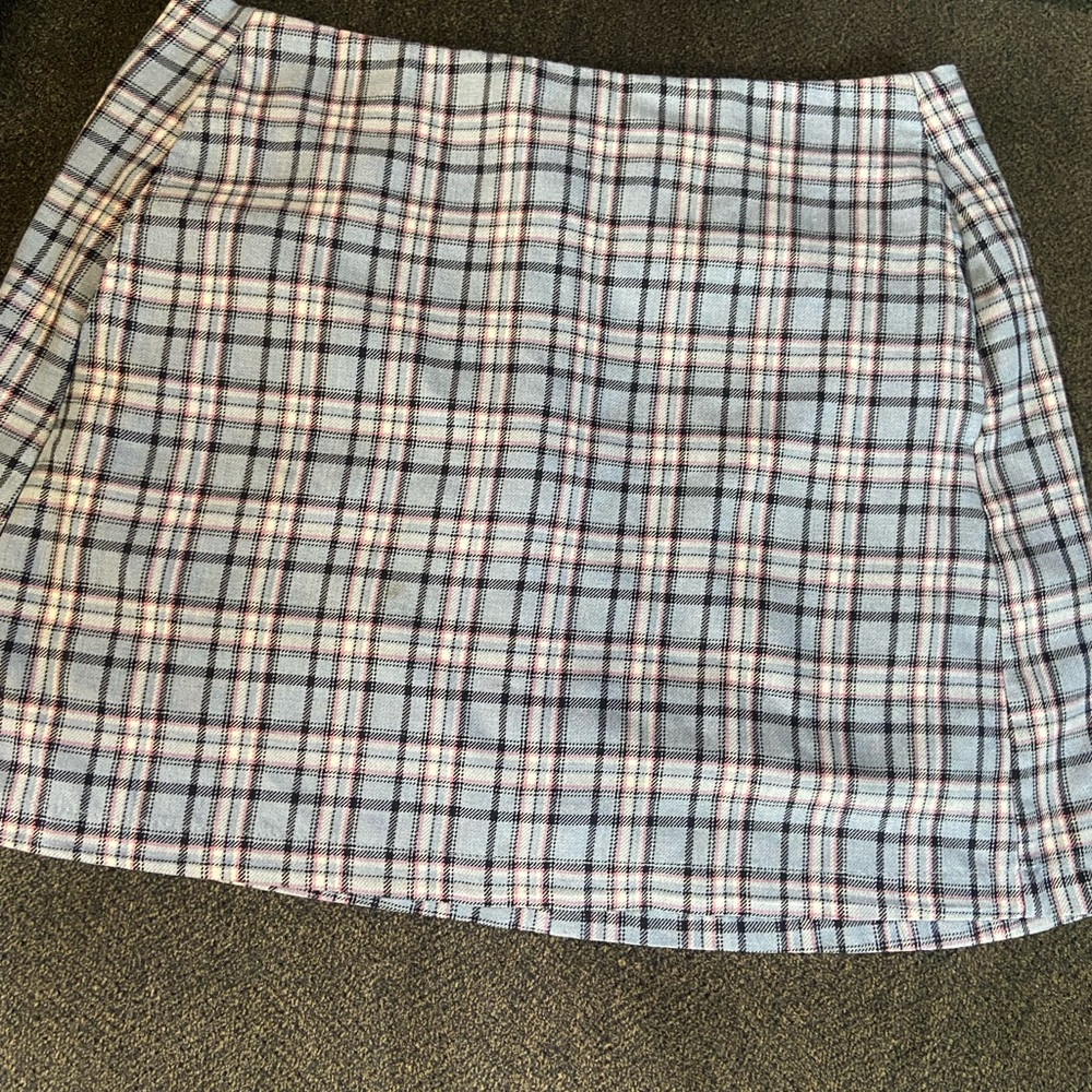Plaid Mini Skirt